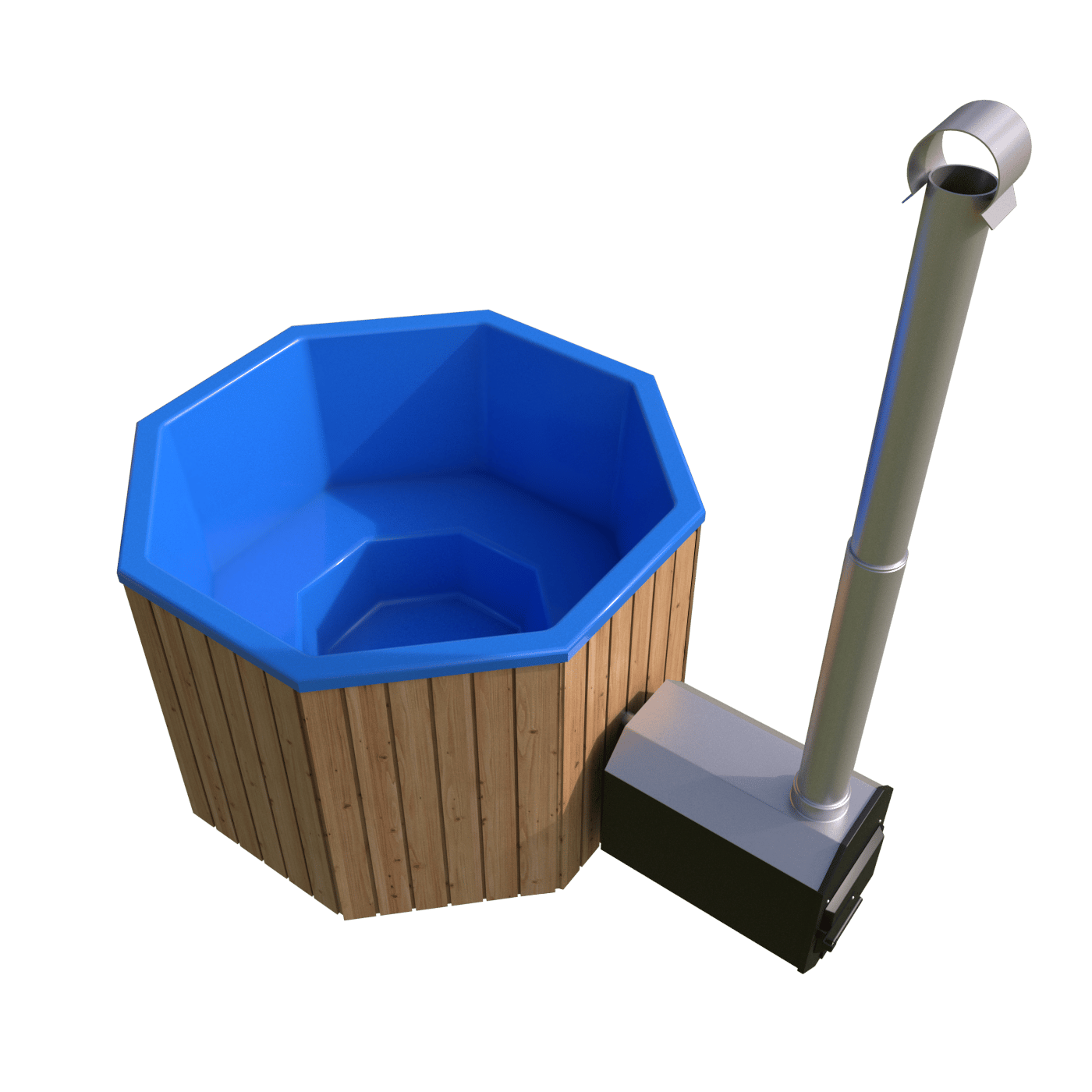 Hot tub 1200L inside