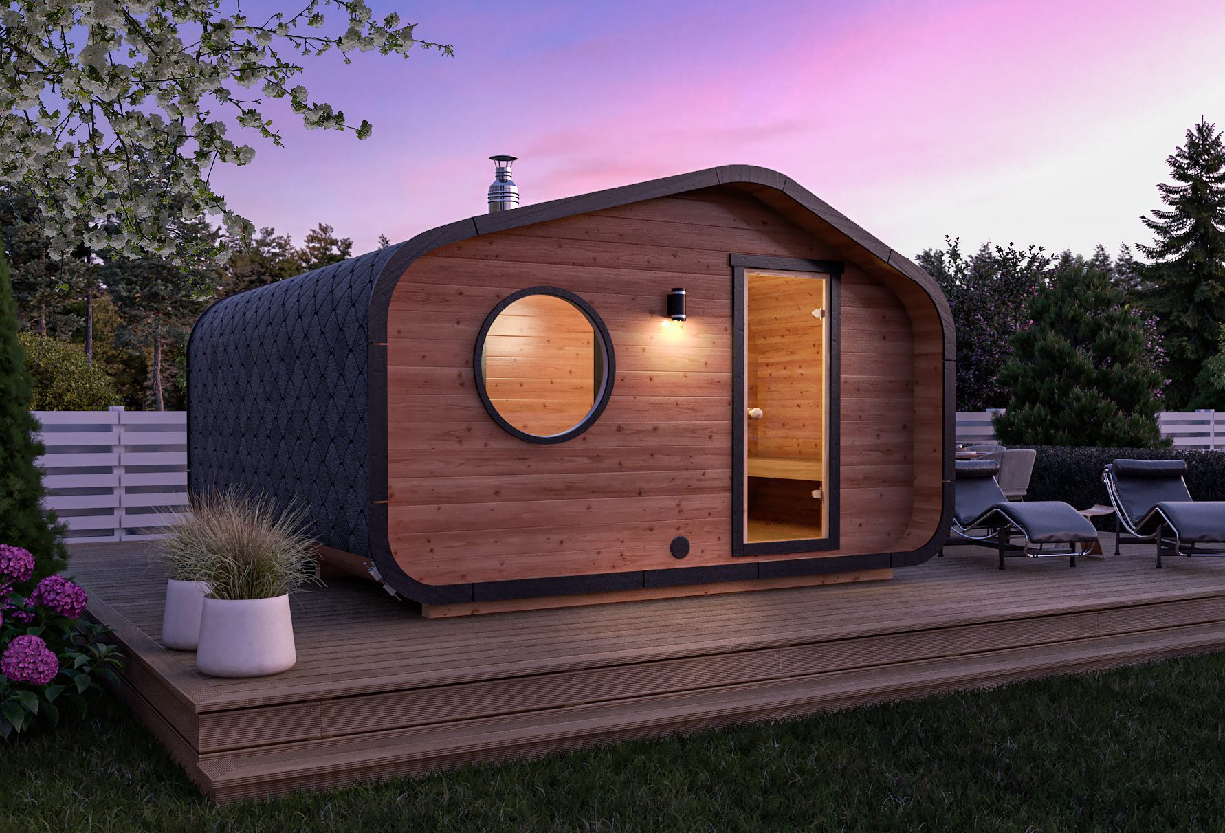 Tesler Mont Blanc sauna house