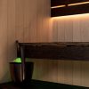 PURE sauna dark benches