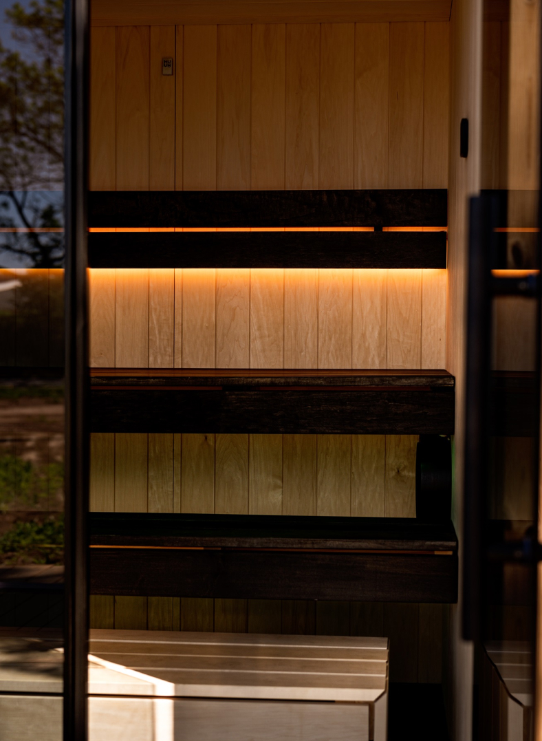 PURE sauna benches
