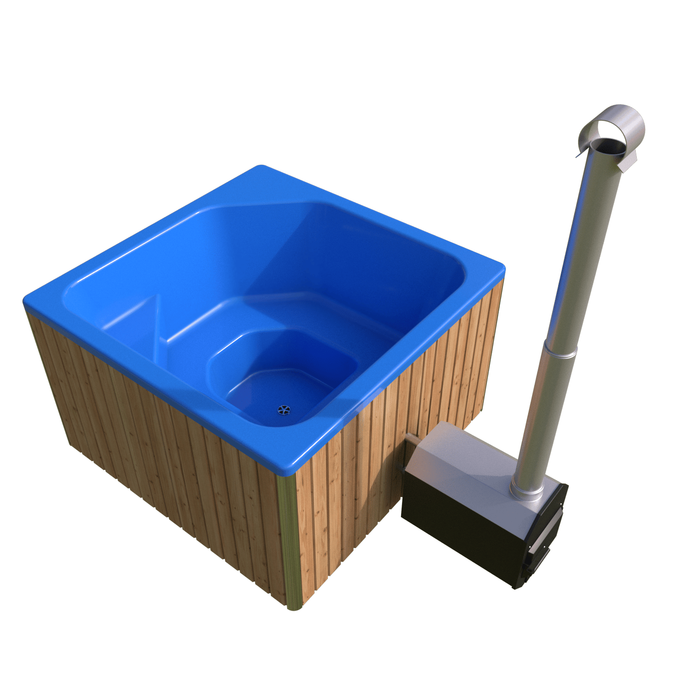 Hot tub 1650L inside